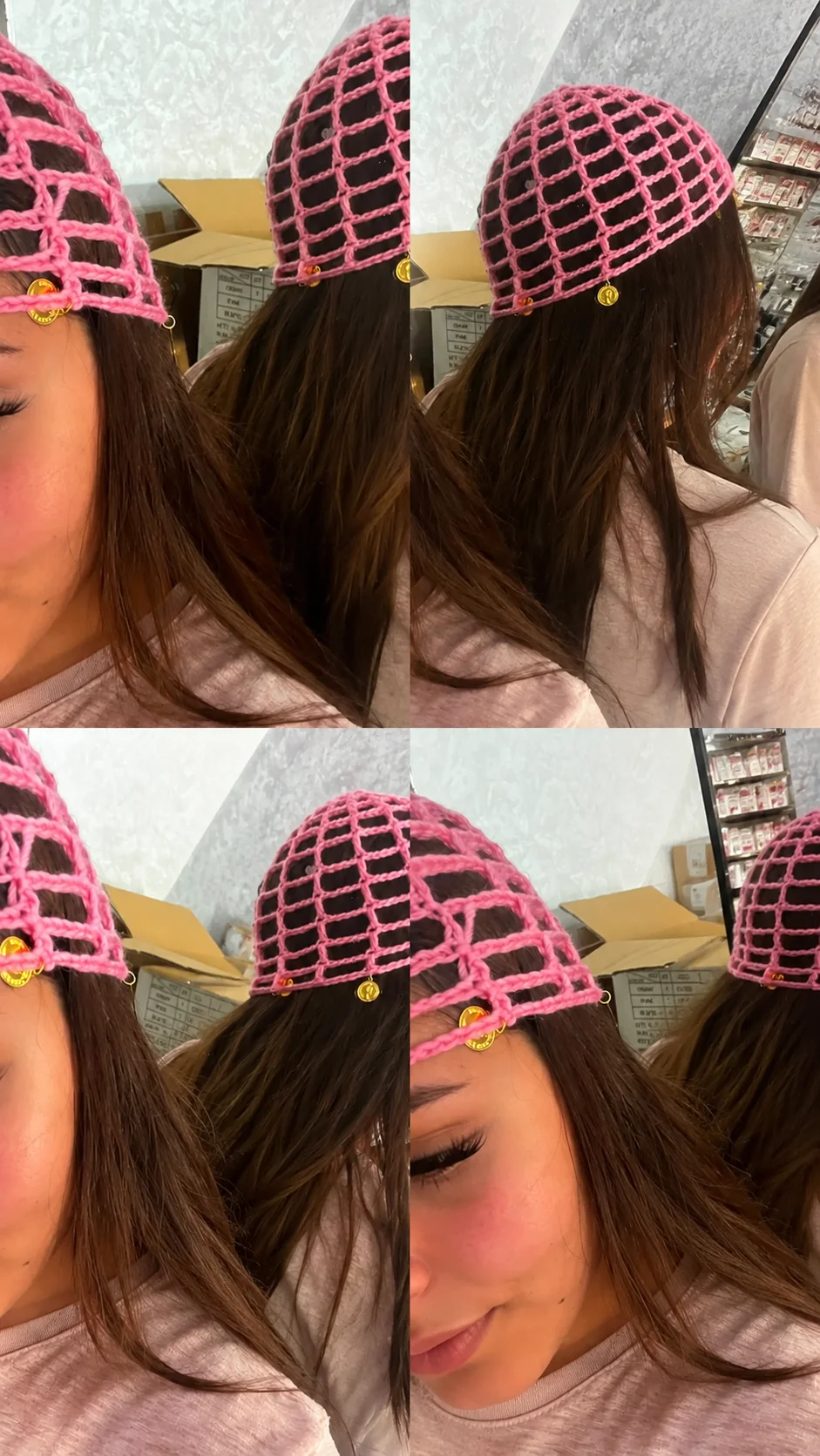 crochet headpiece