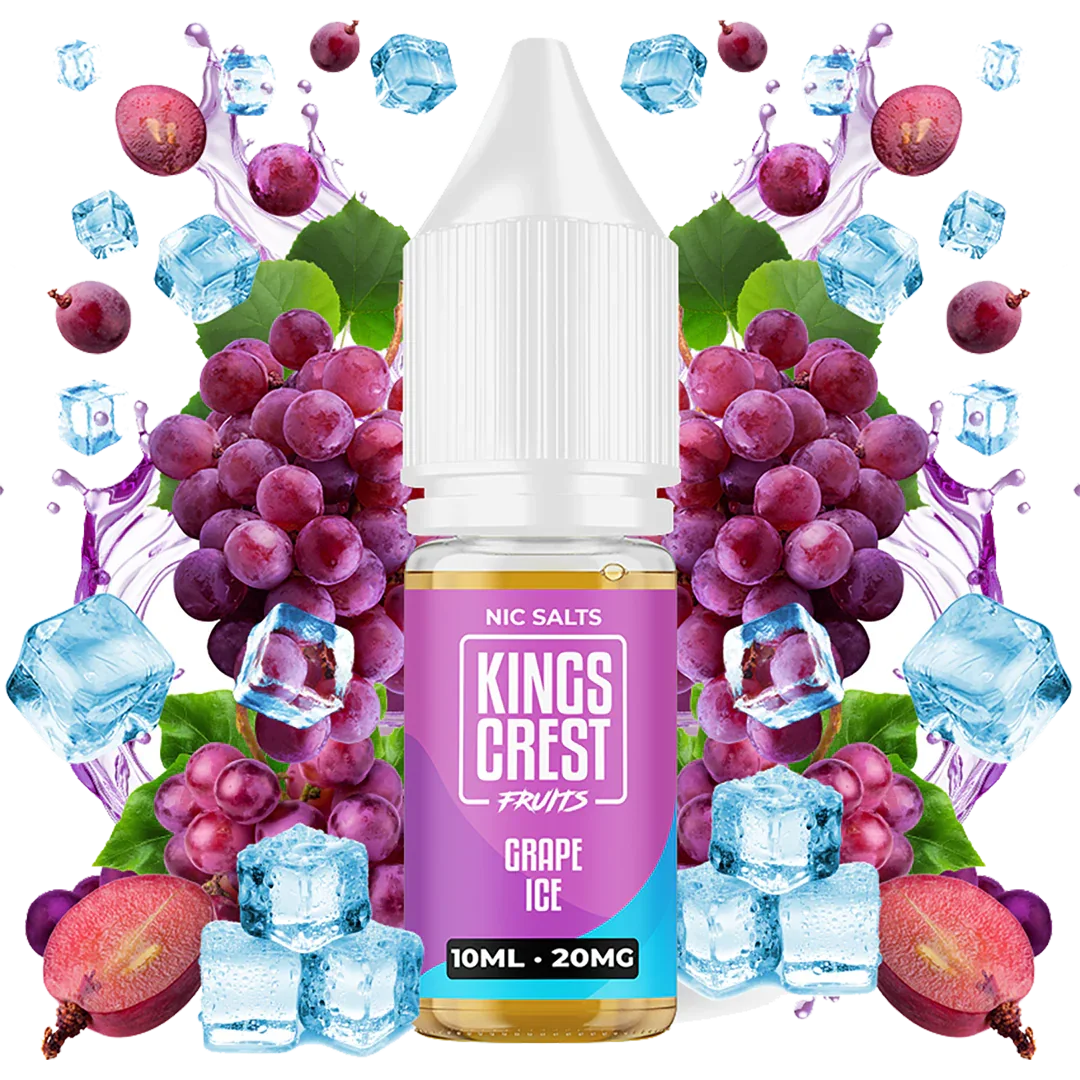 Grape Ice Salts 10 ml by Kings Crest Fruits 20MG