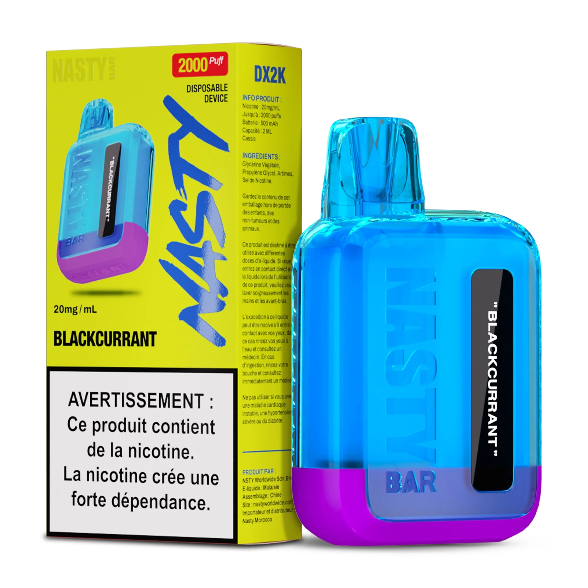 Nasty DX2K – Blackcurrant 20mg
