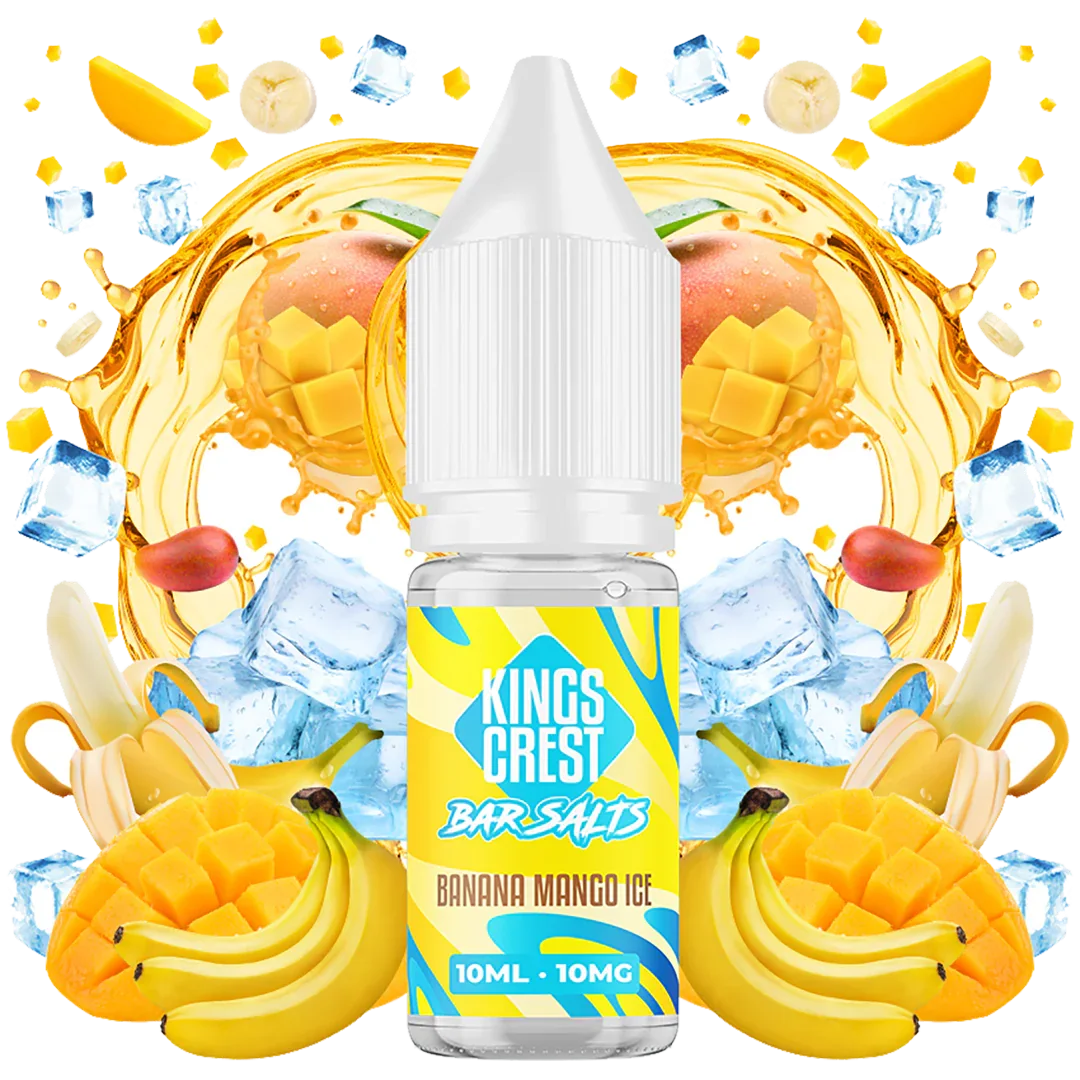 Banana Mango Ice Salts 10 ml by Kings Crest Bar Salts 10MG