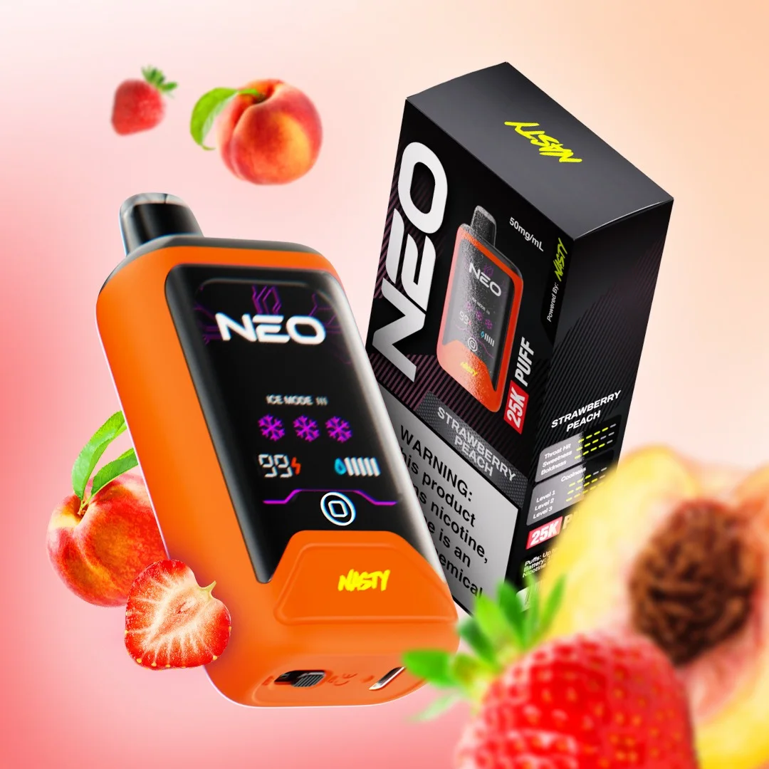 Nasty NEO 25K-Strawberry Peach 50mg