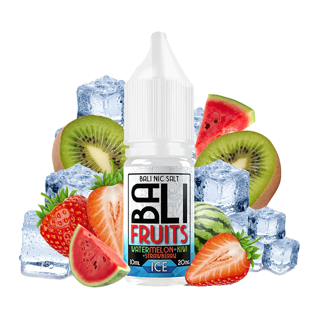 Bali Fruits Watermelon Kiwi Strawberry ICE Salts 10 ml by Kings Crest 20MG