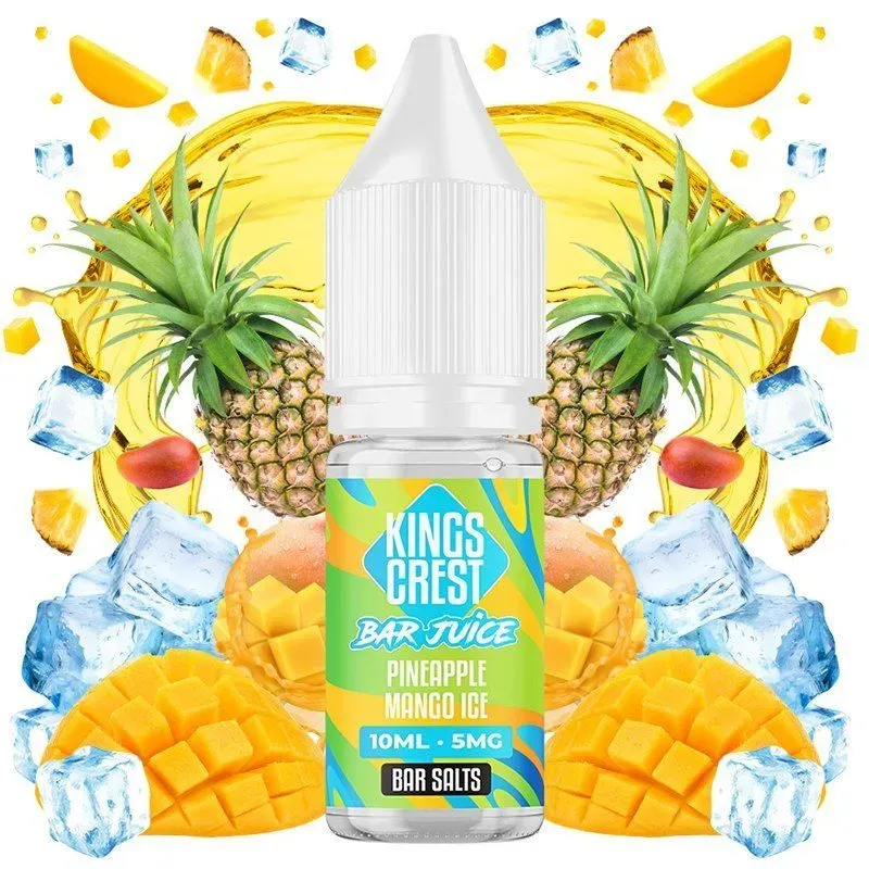 Pineapple Mango Ice Salts 10ml by Kings Crest Bar 10ml 20MG