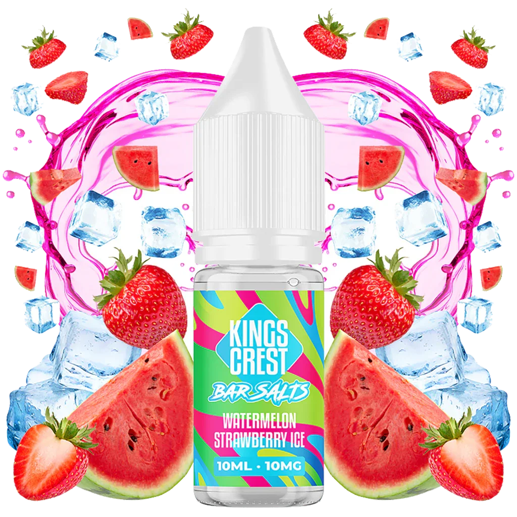 Watermelon Strawberry Ice Salts 10 ml by Kings Crest Bar Salts 20MG