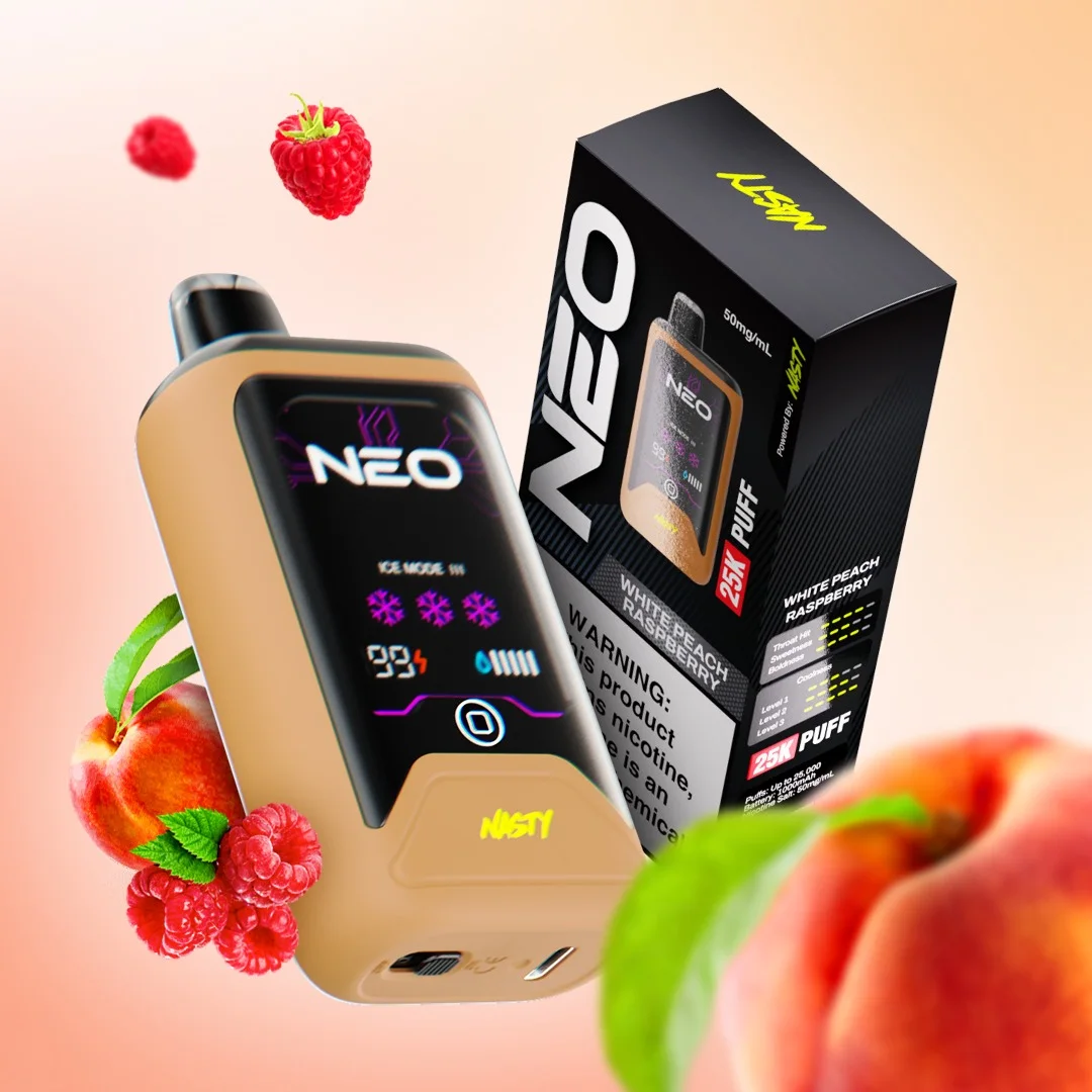 Nasty NEO 25K-White Peach Raspberry 50mg