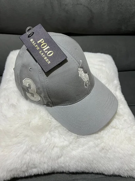 casquette Polo Ralph Lauren gris