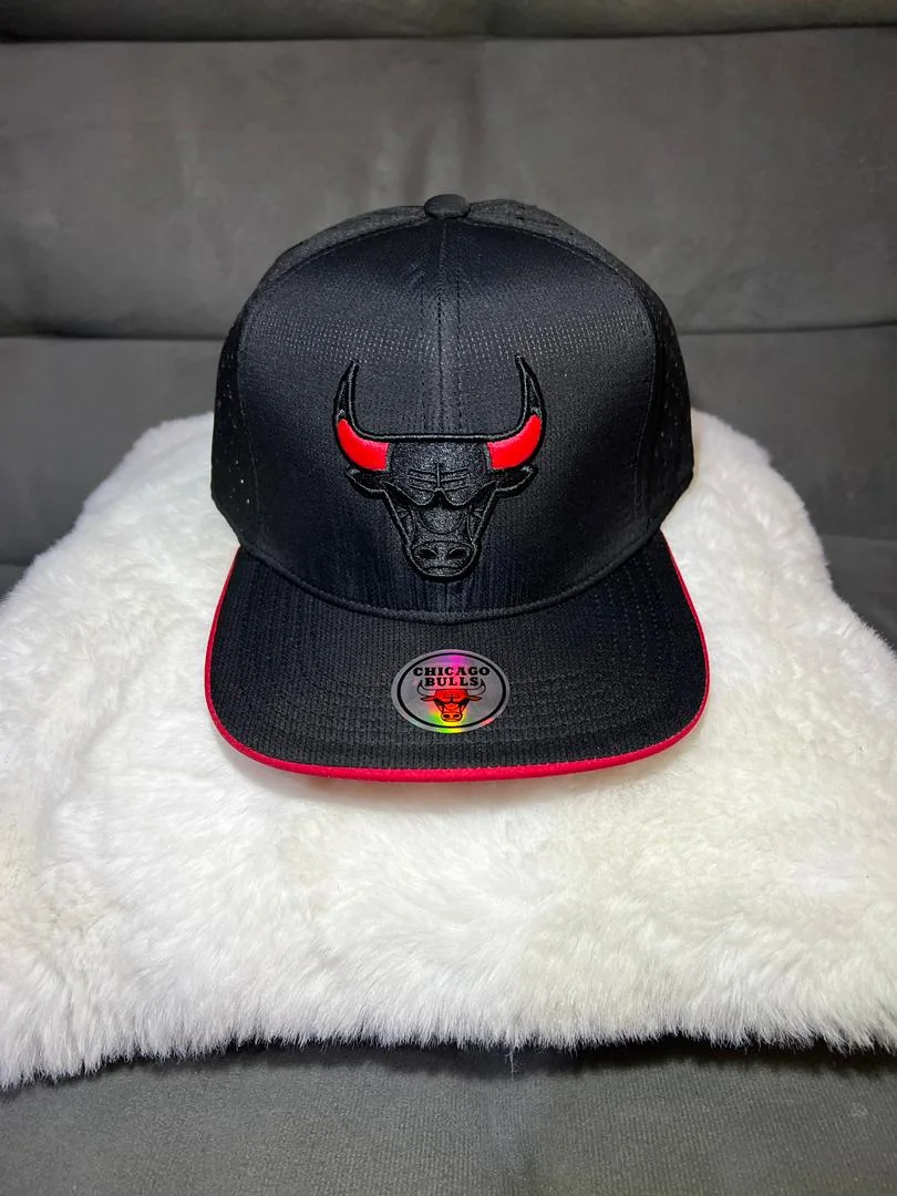 casquette Chicago Bulls Red & black