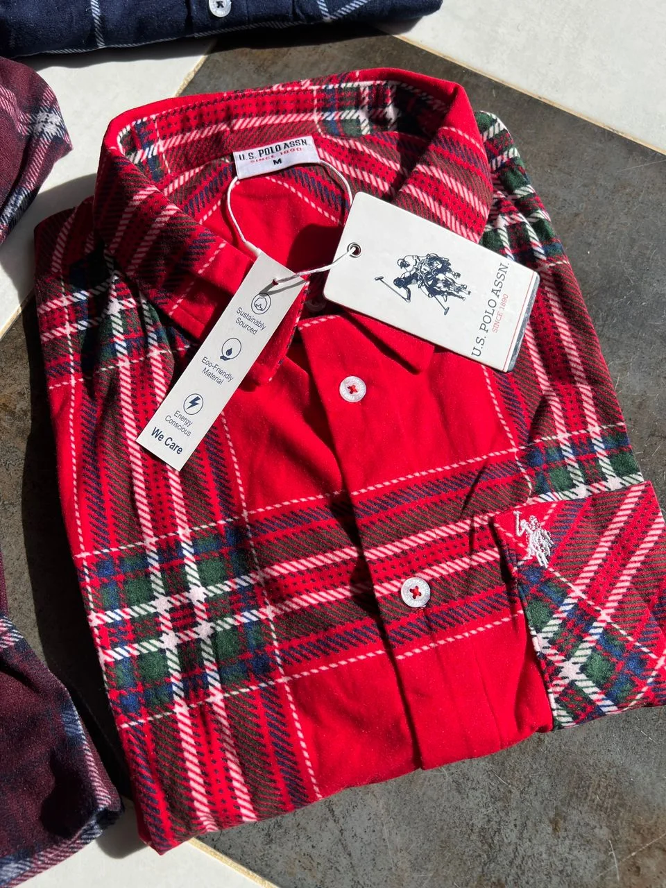 chemise US POLO 🐎 original rouge