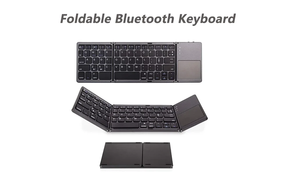 B033 Mini clavier Pliant Bluetooth sans fil, TouchSub