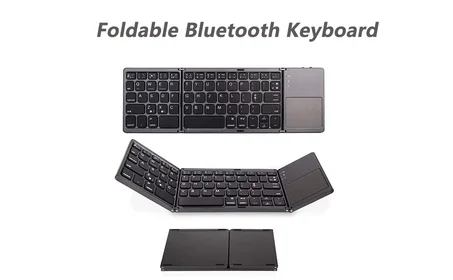 B033 Mini clavier Pliant Bluetooth sans fil, TouchSub