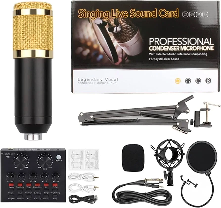 Legendary Vocal Professional Condenser Microphone Kit