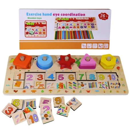 Jeux De Coordination Œil-Main En Bois(33 livraison 8d)