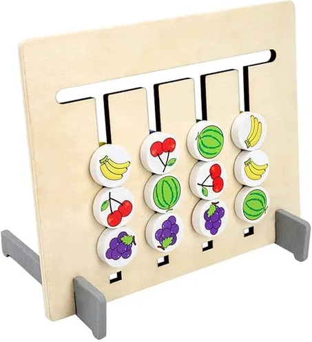 Jeu d'association de 4 couleurs et 4 fruits (32d livraison 8d)