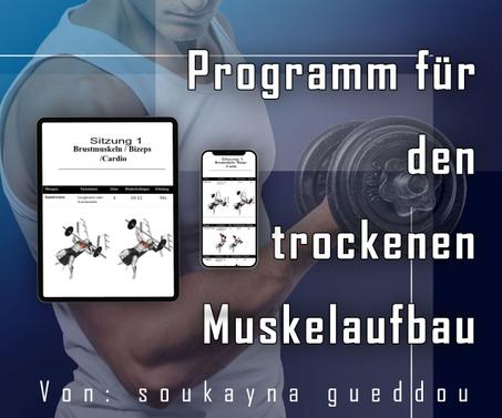 Komplettes Programm für den trockenen Muskelaufbau