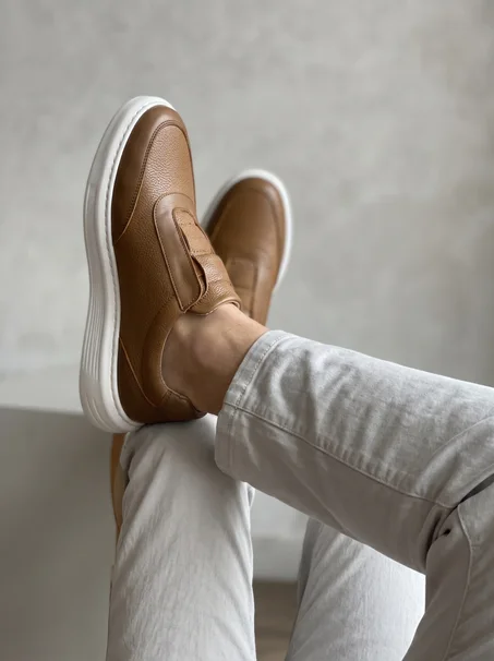 CELIO CUIR TABAC