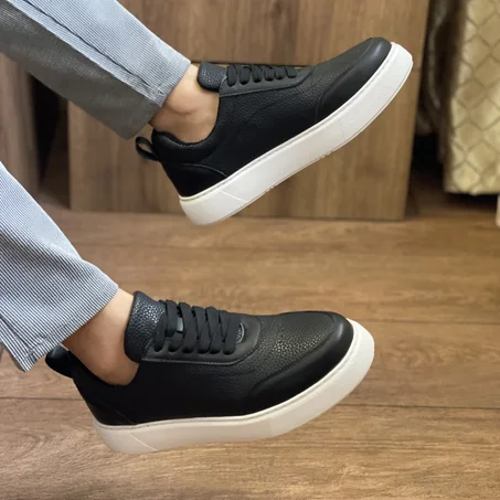 BASKET ALDO CUIR  NOIR B