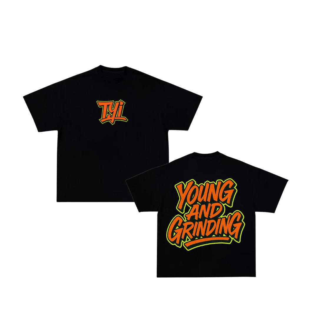 Young & Grinding Tee Noir – THE YOUNG INDUSTRIAL