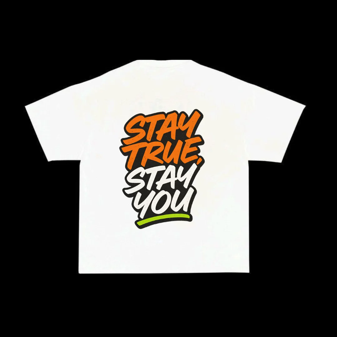 Stay True Tee Blanc – THE YOUNG INDUSTRIAL