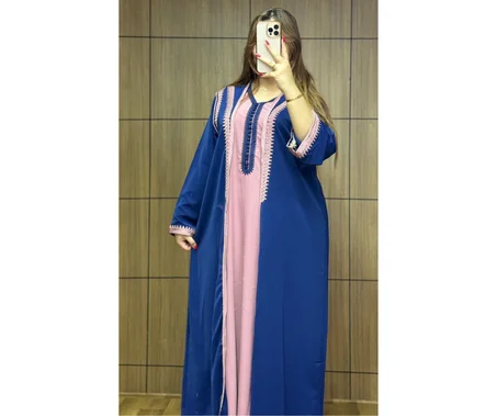 👑 قفطان مغربي من قطعتين – أناقة مزدوجة