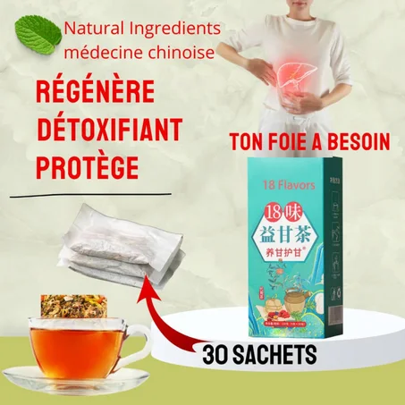 Thé de Traitement de Foie au 18 saveurs