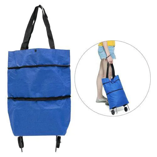 حقيبة تسوق محمولة قابلة للطي يتحمل الاوزان الثقيلة