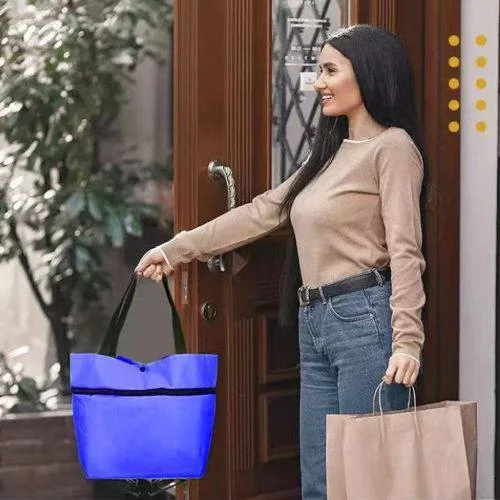 حقيبة تسوق محمولة قابلة للطي يتحمل الاوزان الثقيلة