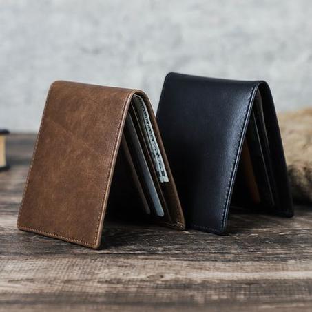 Slim Leather Wallet,