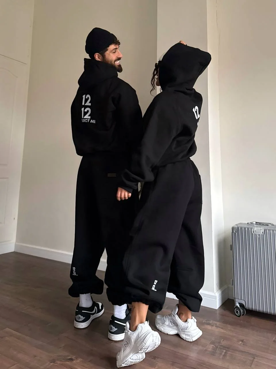 Ensemble sweat à capuche et pantalon ample