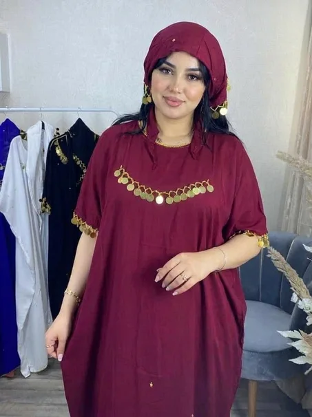 عباية الصحراوية مع زيفها