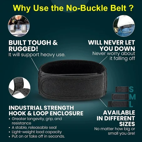 Easy Belt Buckleless Elastic Waistband Elastic Belt for Jeans Dress Unisex Belts No Buckle Belts for Men