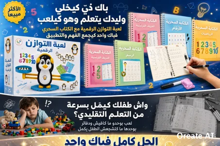 باك ذكي كيخلي وليدك يتعلم وهو كيلعب