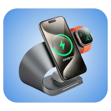 شـــــاحــــن لاســلكــــــي 4 في 1