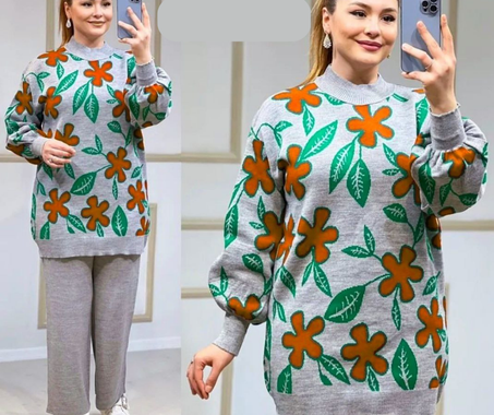 هانا ثاني 🥳 موديل خيط تركي ولا أروع 😍👆 أنصومبل 2pc  كالتي top top الخدمة متقونة مكيف عودناكم 🧵ا1er qualité ✅   المقاسات : سطوندار