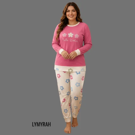 بيجامة ربيعية تركية 🇹🇷 NEW ROSANA (MODELA987779)