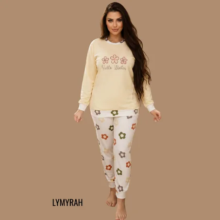 بيجامة ربيعية تركية 🇹🇷 NEW ROSANA (MODELA127869)