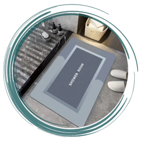 بساطة أرضية للحمام ضد الإنزلاق