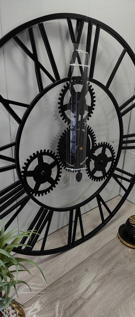 ساعة حائط حديثة لغرفة المعيشة، ساعة صامتة بتصميم ابداعي، ساعة بسيطة على الطراز الاوروبي، نصف دائرة