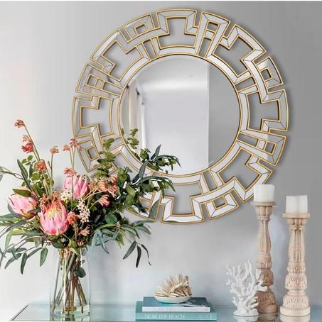 miroir rond décoratif مرآة دائرية مزخرفة