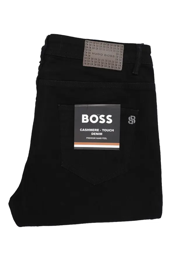 Jean Boss FULL BLACK 100% Coton Coupe Normal Ref-BS438211J