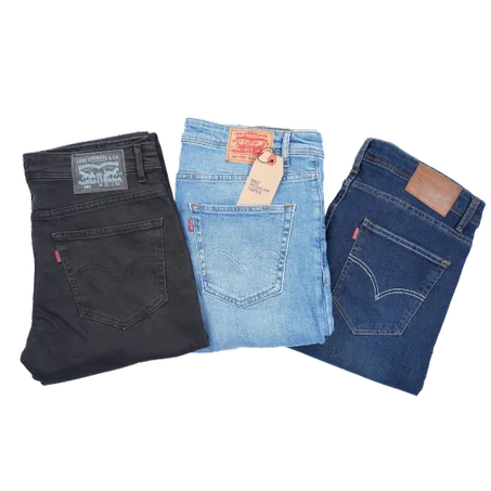 Pack de 3 Levi's De luxe coupe Normal Ref-LX83G52 ( Noir + Bleu petrole + Bleu clair )