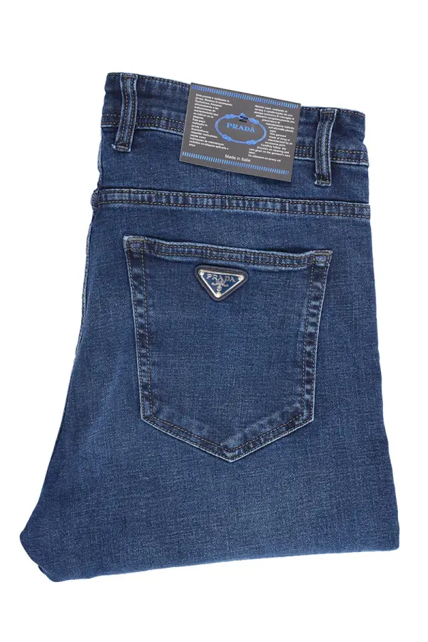 Jean Prada Bleu Jeans100% Coton Coupe Normal Ref-PR55S3110