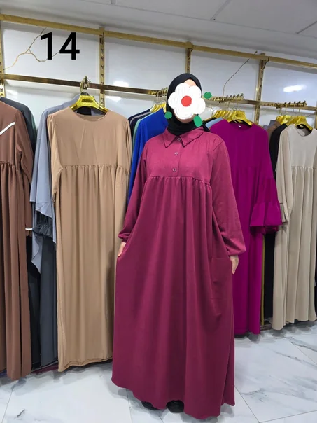 عباية قطيفة  ( موديل ربيعي)