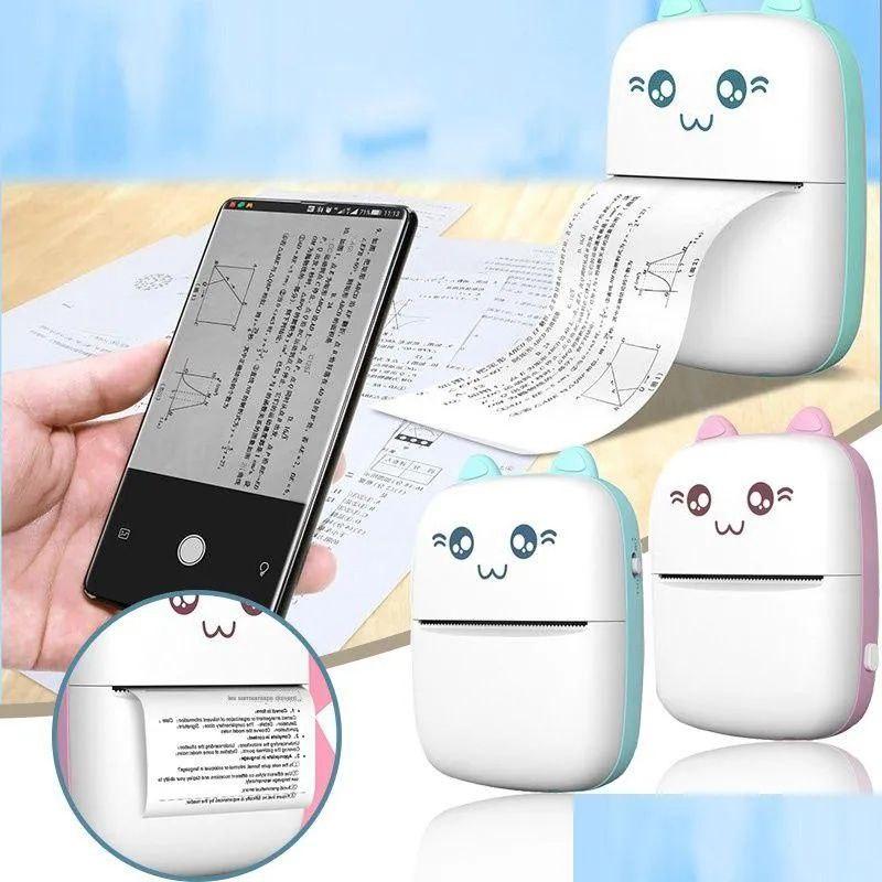 Mini imprimante Portable, Thermique Photo Portable, Bluetooth
