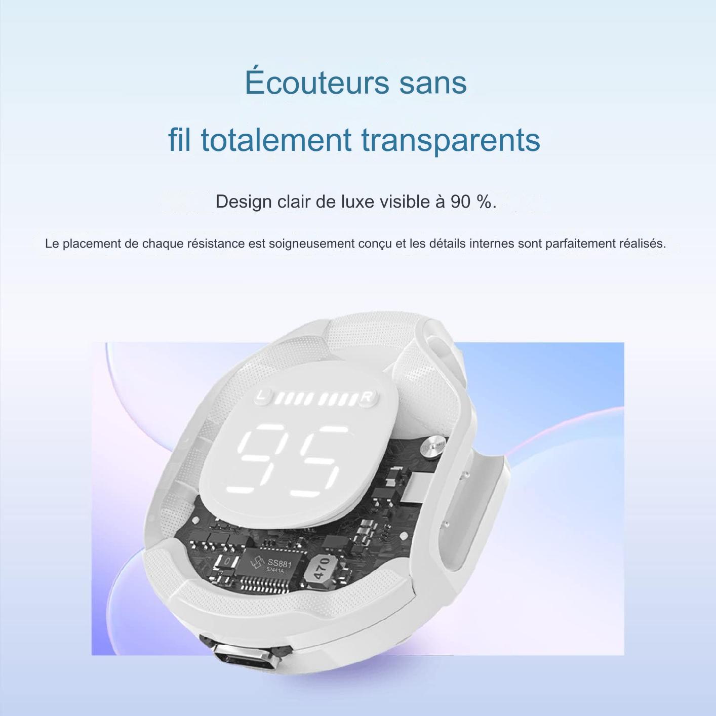 ENC Earphones Transparent Printme Air 39