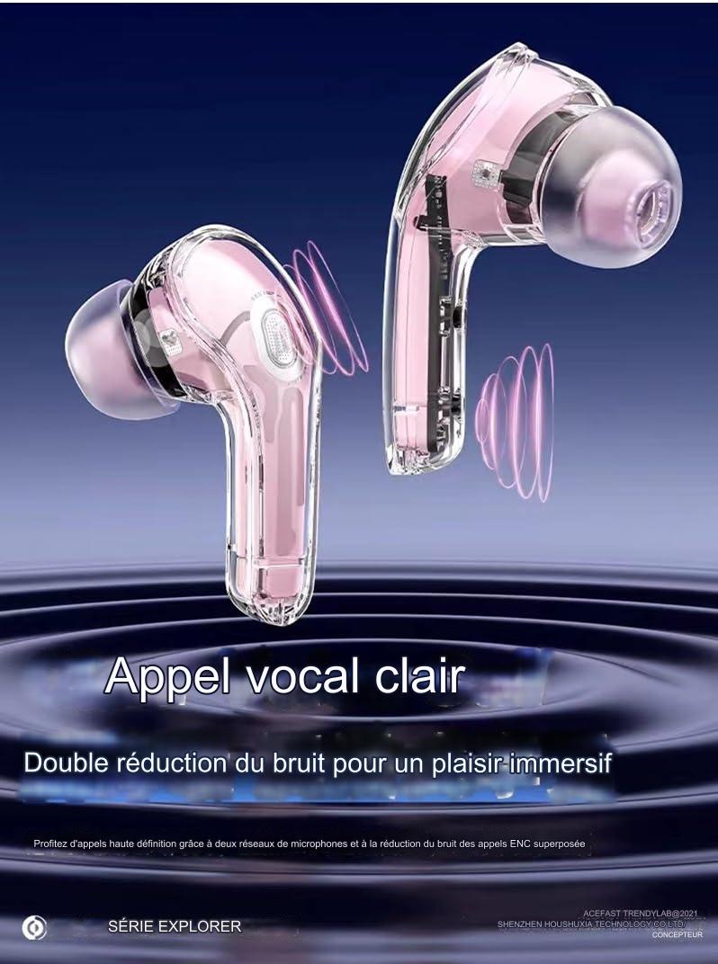 ENC Earphones Transparent Printme Air 39
