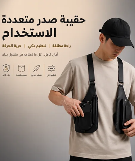 الحقيبة الصدرية الرجالية تجمع بين الجودة والأداء