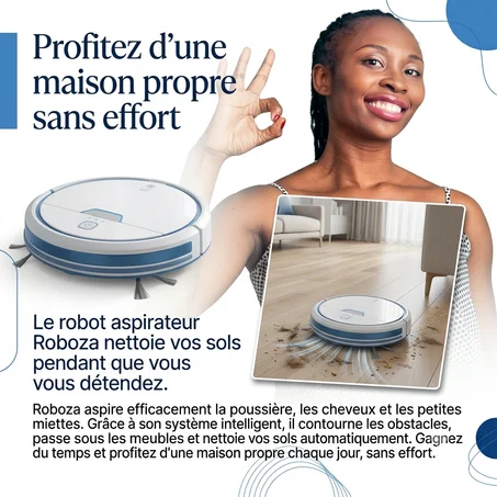 SWEEPING Robot Aspirateur 3-en-1 Intelligent qui simplifie votre ménage