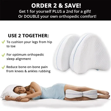 2 Coussin ergonomique pour les jambes pour dormir