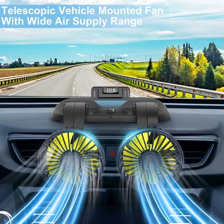 Ventilateur de refroidissement pour voiture rotatives 360°
