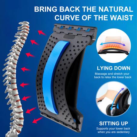 نقالة الظهر السحرية: الحل المثالي لتخفيف آلام العمود الفقري واستعادة الراحة! 🌟